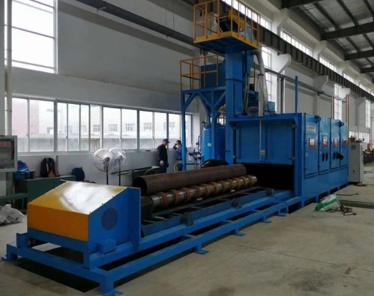 滨海喷砂机在管道除锈中的现场施工应用